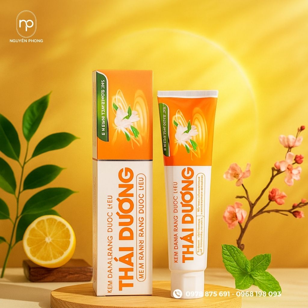 Hộp giấy đựng kem đánh răng Thái Dương